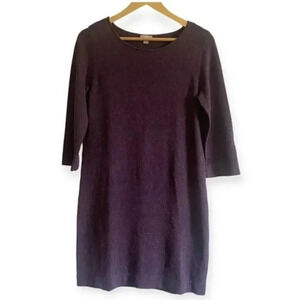 J. Jill Silk Blend Knit Sweater Dress